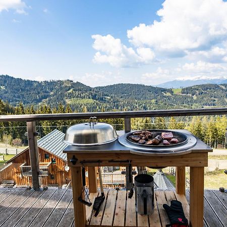 1A Chalet "Wolke" Wandern, Grillen, Wellness Im Traumhaus Wolfsberg Exteriör bild