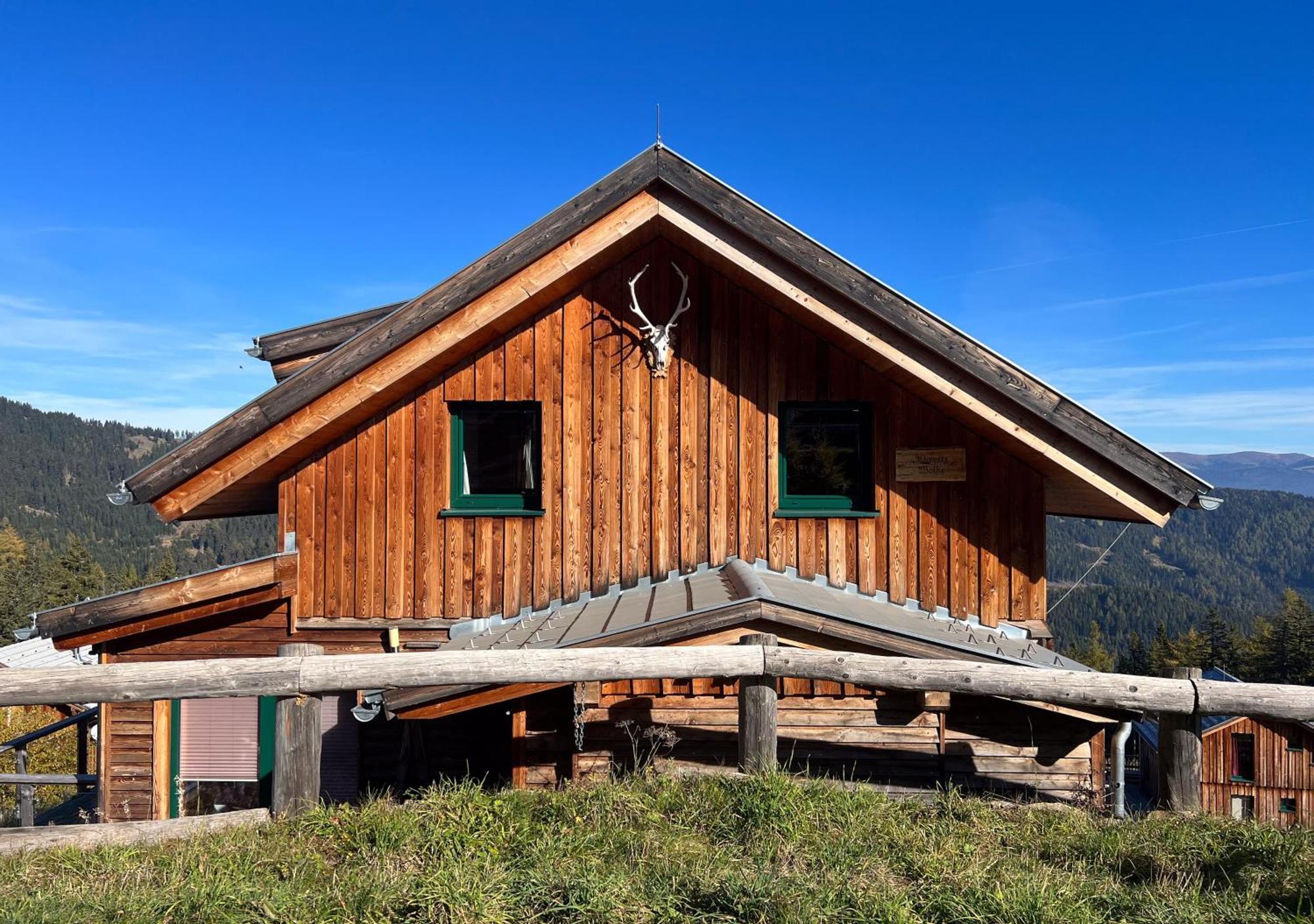 1A Chalet "Wolke" Wandern, Grillen, Wellness Im Traumhaus Wolfsberg Exteriör bild