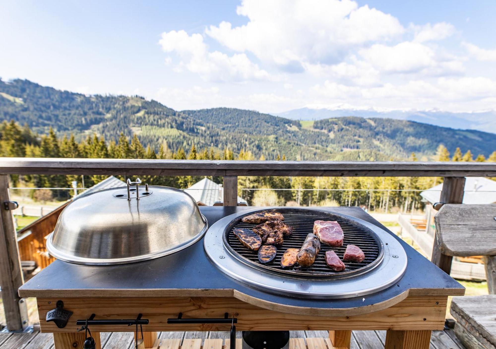 1A Chalet "Wolke" Wandern, Grillen, Wellness Im Traumhaus Wolfsberg Exteriör bild