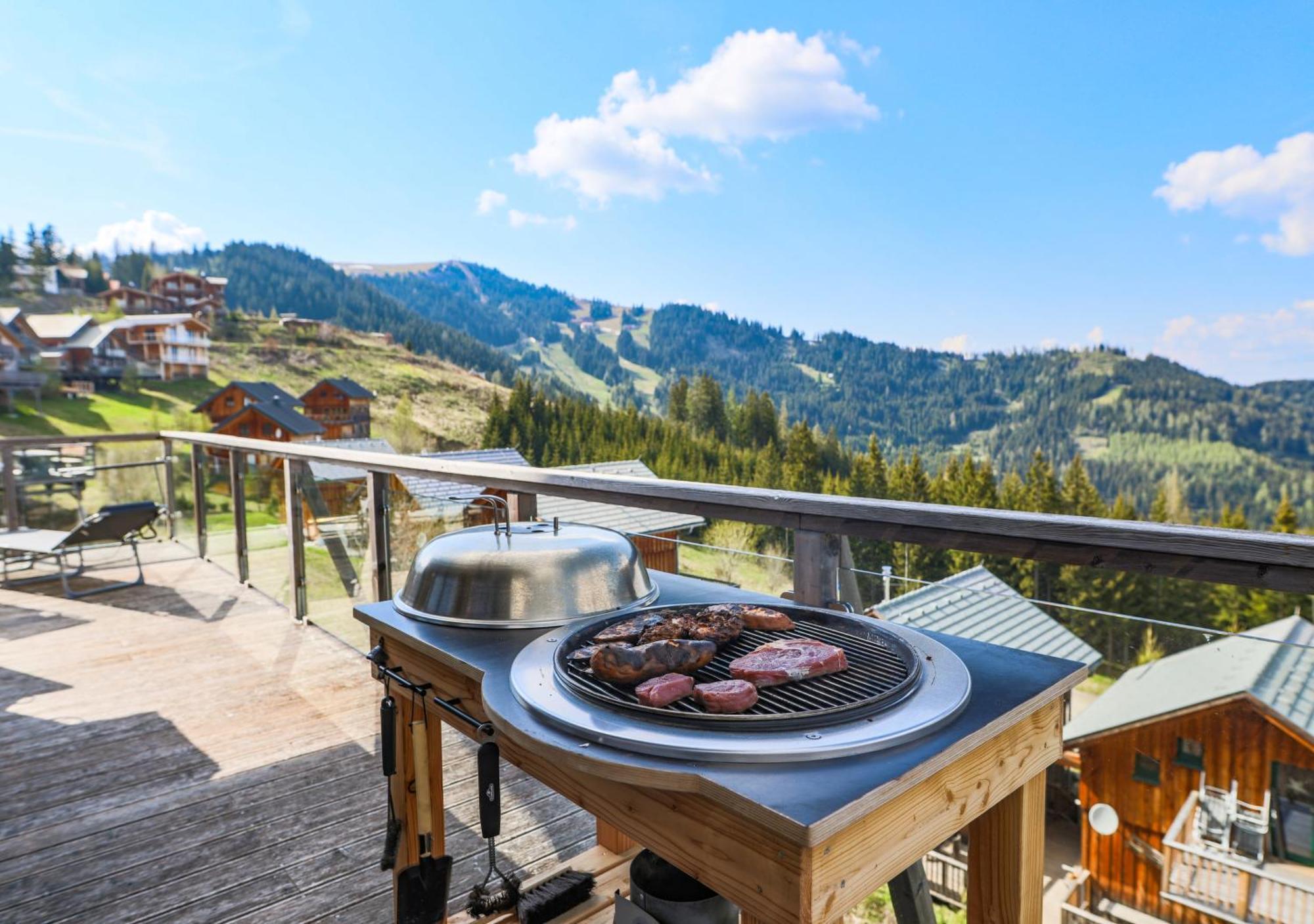 1A Chalet "Wolke" Wandern, Grillen, Wellness Im Traumhaus Wolfsberg Exteriör bild